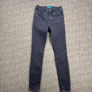 M.i.h Jeans Bodycon Skinny High Rise Dark Wash Blue Black Denim Pants Ankle